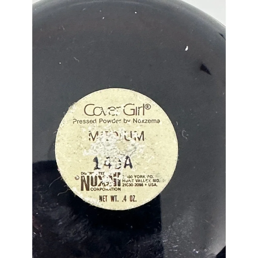 VTG Cover Girl Pressed Powder Medium Brown Tortoise Shell Compact 143A